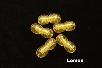 Polished Plastic Clasps for amber necklaces Lemon