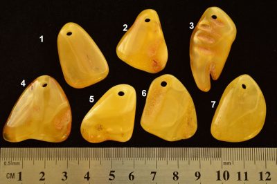Natural Baltic amber Yolk Butterscotch pendants