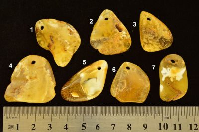Baltic amber pendants Big Holesw