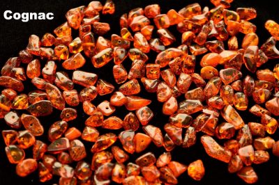 Natural Baltic amber Beads Loose beads chips Cognac Drilled
