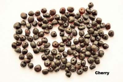 Genuine Natural Baltic Amber RAW Unpolished Beads Cherry 1