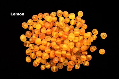 Genuine Natural Baltic Amber RAW Unpolished Beads Lemon