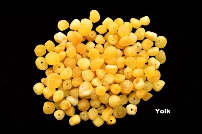 Genuine Natural Baltic Amber RAW Unpolished Beads Yolk